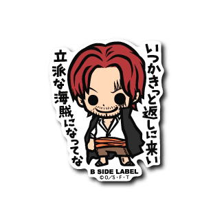 One Piece Shanks B-Side Label Sticker