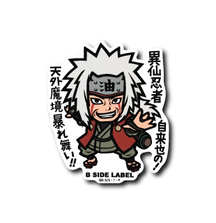 Naruto Jiraiya B-Side Label Sticker