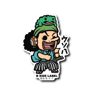 One Piece Usopp B-Side Label Sticker