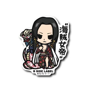 One Piece Boa Hancock "Pirate Empress" B-Side Label Sticker