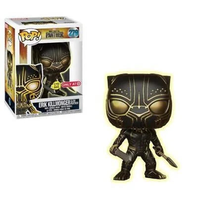 Funko Pop #279 Marvel Black Panther Erik Killmonger GITD Target Exclusive