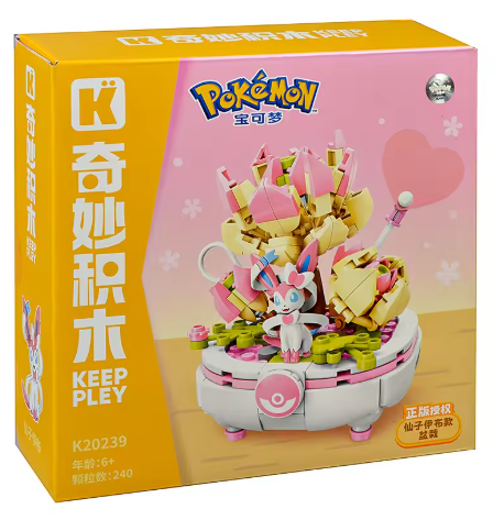 Keeppley Pokemon Sylveon Bonsai Building Blocks Set