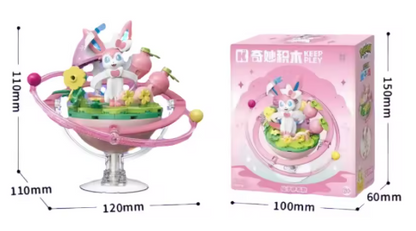 Keeppley Pokemon Family Planet Series Sylveon Building Blocks Set