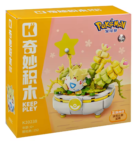 Keeppley Pokemon Togepi Bonsai Building Blocks Set